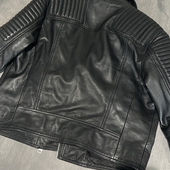 All saints leather jacket kimber - Picture 4 of 4